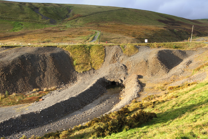 Afon Twymyn below Dylife culvert