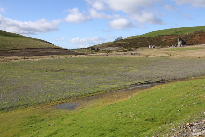 Frongoch after hydroseeding