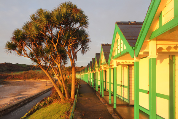 Langland beach huts, Gower