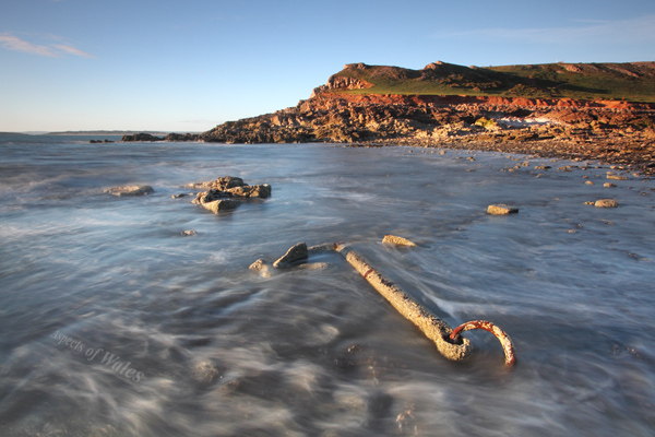 Anchor of the Samuel, Worms Head causeway, Rhossili