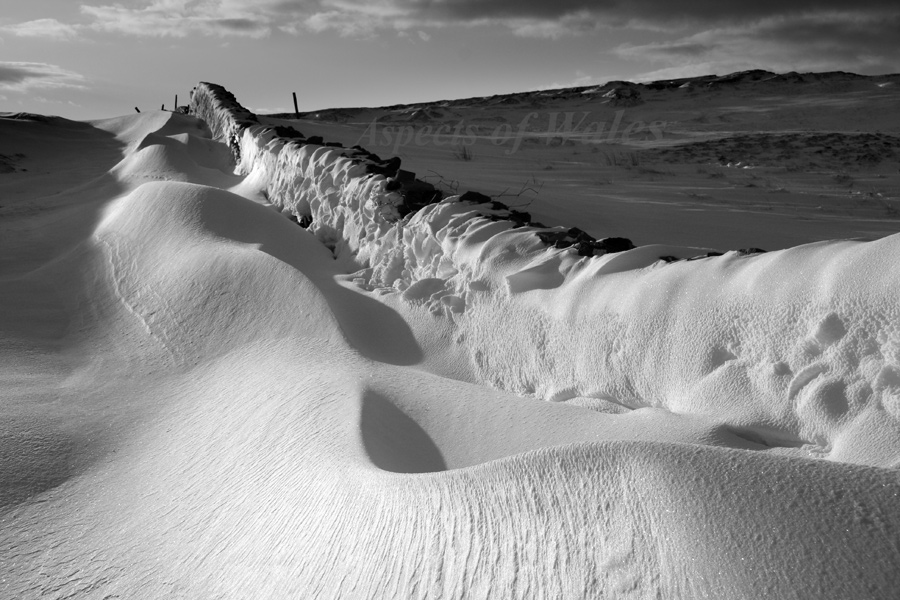 Snowdrift, near Ystradfellte