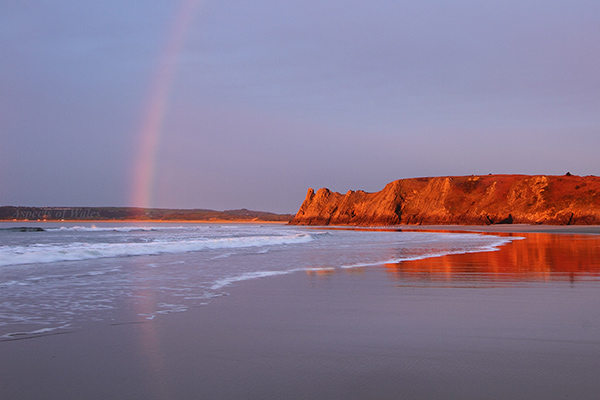 Rainbow, Three Cliffs Bay