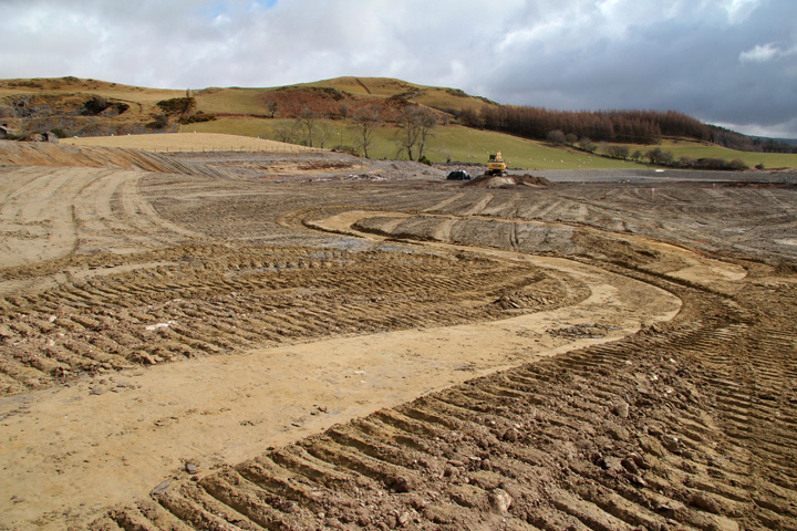 Clay compaction trial, Frongoch Mine
