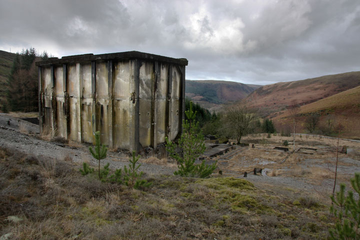 Nant y Mwyn ore hopper
