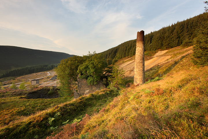 Chimney at Nant y Mwyn Mine